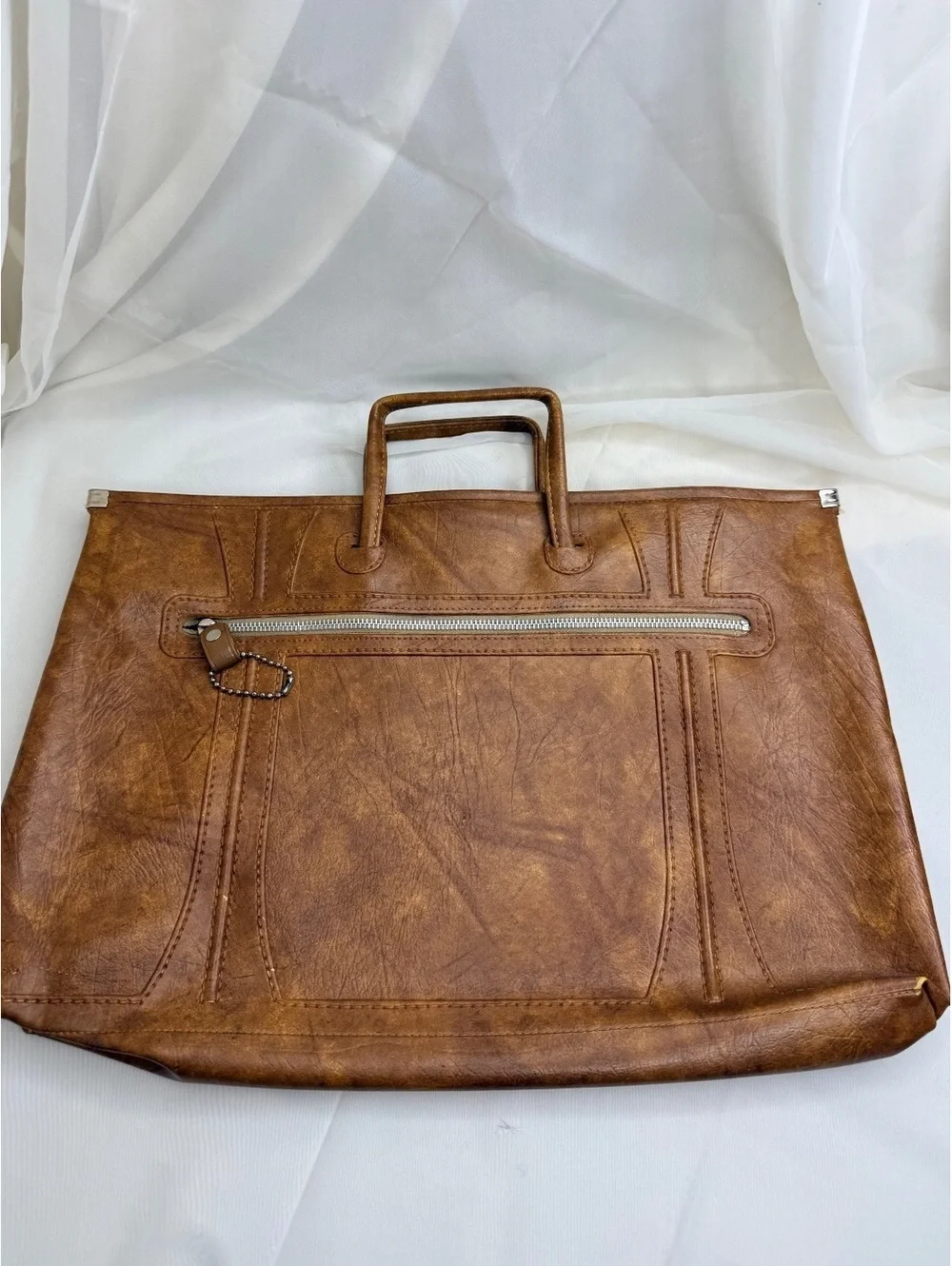 1975 Leather Attaché Portfolio ESCORT American Tourister Vintage Brown